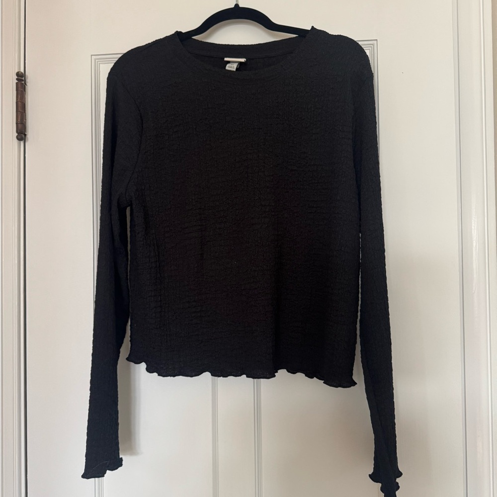 Black Long Sleeve Women's Top